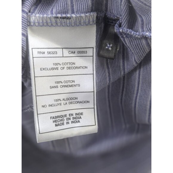 Nike Tiger Woods Mens Striped Golf Polo Shirt Short Sleeve Blue XXL Performance - Picture 7 of 10